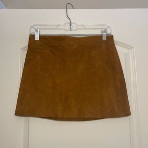 Forever 21 faux suede mini skirt